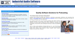 Desktop Screenshot of industrialaudiosoftware.com